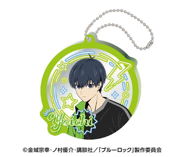 TVアニメ『ブルーロック』 ネオンサイン風ミラーアクリルキーホルダー 1.潔世一 送料無料