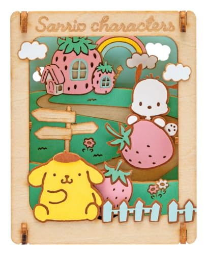 ペーパーシアター -ウッドスタイル- サンリオキャラクターズ PT-W20 いちごのおうち1 送料無料