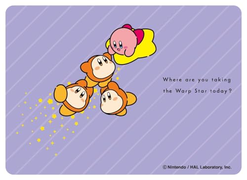 カービィ play with ワドルディ キャラクタースリーブ ワープスターにのって(4にん) (EN-1501) パック 送料無料