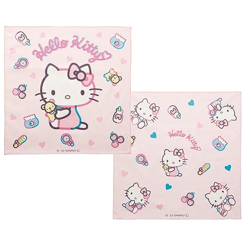 スケーター(Skater) お弁当クロス ランチクロス 子供用 2枚セット サンリオ キティ ぬいぐるみ 女の子 ..