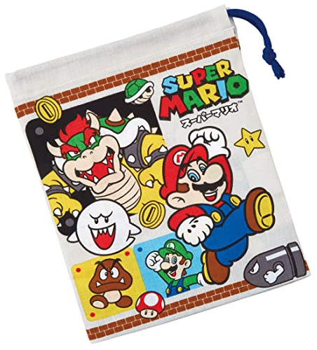 スケーター(Skater) 子供用 コップ袋 21×15cm 日本製 スーパーマリオ 23 男の子 KB62 送料無料