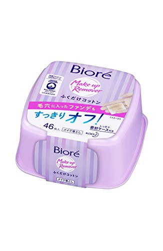 Biore ビオレ メイク落とし ふくだけコットン 本体 46枚入 送料無料