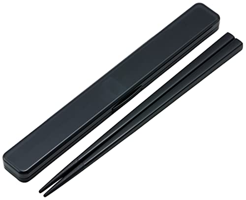 スケーター(Skater) 箸 21cm 箸箱 セット 抗菌 リッチブラック 大人用 男性向けABC45AG-A 送料無料