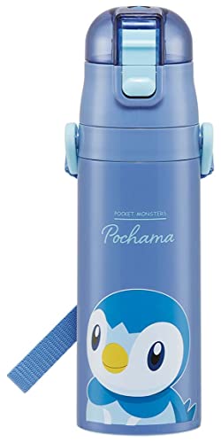 乐天商城 - スケーター(skater) 子供用 ステンレス 水筒 直飲み 470ml ポケモン ポッチャマ 子供に優しい軽量タイプ 男の子 保冷専用 送料無料