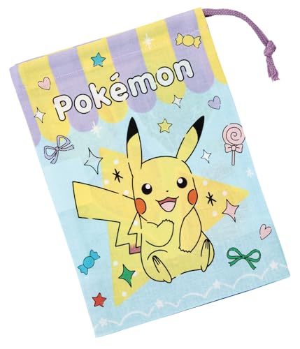 スケーター(Skater) 子供用 お弁当 コップ袋 日本製 キッズ ポケモン ポッピングアップ KB63-A 送料無料