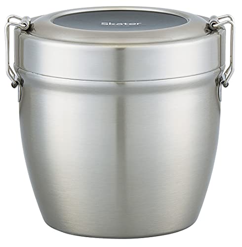 スケーター(Skater) 抗菌 保温 丼ぶりステンレス弁当箱 800ml シルバー STLBD8AG-A 送料無料