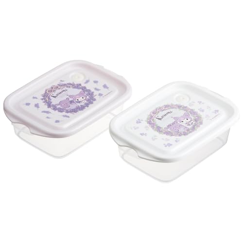 スケーター(Skater) シール容器 クロミ フラワーリース サンリオ 500ml 2P 抗菌 保存容器 おかず容器 日本製 FCN2 送料無料