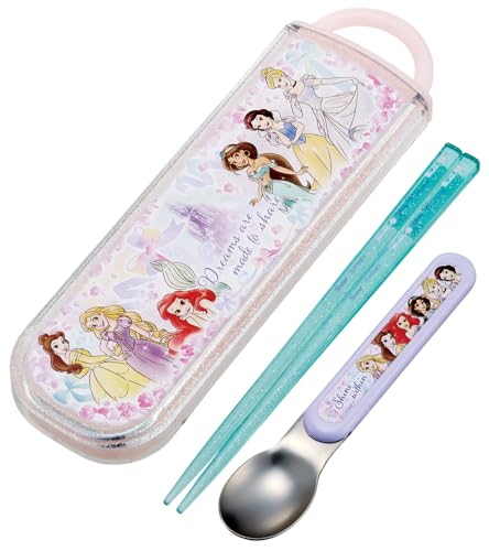 Rakuten - スケーター(Skater)子供用 お弁当 箸 スプーンセット スライド式 抗菌 キッズ 日本製 ディズニー プリンセス 25 CCA1A 送料無料
