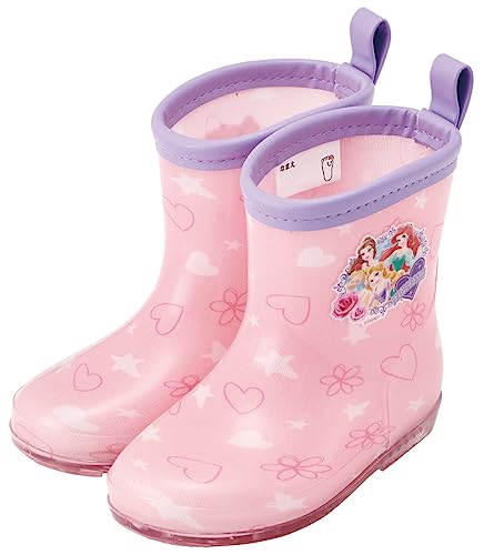 スケーター(Skater) レインブーツ シューズ 長靴 子供用 ディズニー プリンセス 反射テープ付 14cm RIBT14-A 送料無料