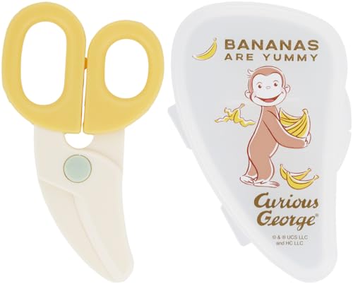 スケーター(Skater) キッチンはさみ 離乳食 フードカッター おさるのジョージ 24 BFC1-A 送料無料
