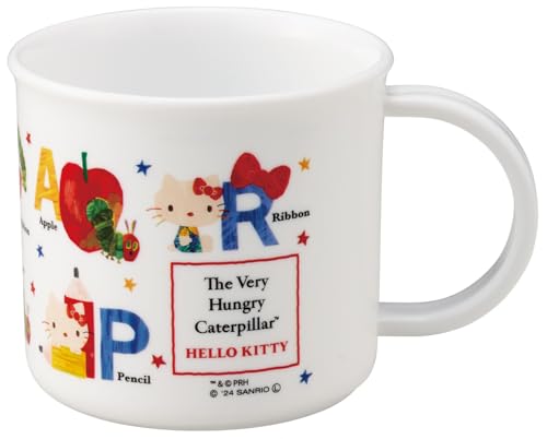 スケーター(Skater) コップ 子供 プラスチック お弁当 200ml 食洗機対応 日本製 はらぺこあおむし×ハローキティ KE4A 送料無料