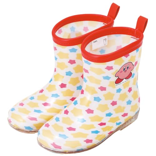 スケーター(Skater) レインブーツ シューズ 長靴 子供用 星のカービィ 反射テープ付 17cm RIBT17-A 送料無料