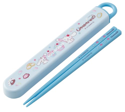 スケーター(Skater) 子供用 箸 箸箱 セット 16.5cm 日本製 スライド式 サンリオ シナモロール Fancy Snacks 送料無料