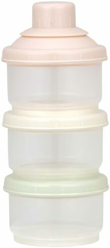 スケーター(Skater) ミルクケース 3段式 調乳 ミルク作り 連結式 電子レンジOK ミルクケース 100ml 3個 くすみカラー 送料無料