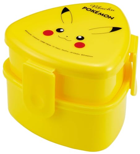 スケーター(Skater) 抗菌 三角 おにぎり 弁当箱 二段 500ml おにぎりケース レンジ対応 かわいい ポケットモンスター O 送料無料