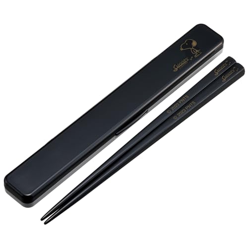 樂天商城 - スケーター(Skater) 抗菌 箸 箸箱 セット スヌーピー ゴールド 19.5cm 大人用 日本製 ABC4AG-A 送料無料