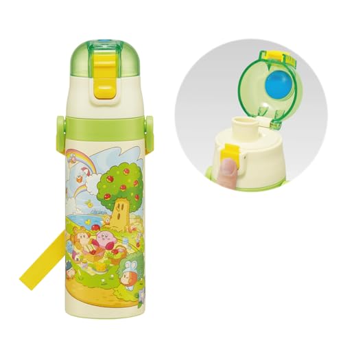 スケーター(Skater) 水筒 子供用 直飲み 470ml 星のカービィ ピクニック 男の子 保冷専用 ステンレス 軽量タイプ wat 送料無料