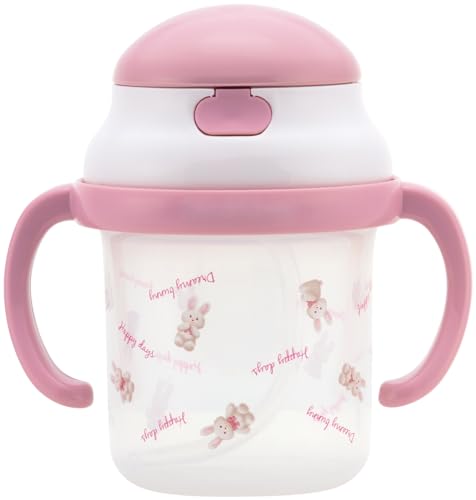 マグカップぬいぐるみ うさぎ/-/KSH2-A・パッケージ個数:1・サイズ:幅12.4×奥行8.6×高さ12.2cm（持ち手部分含む）・素材・材質:上下フタ・持ち手・プッシュボタン・本体＝ポリプロピレン ストロー・パッキン・吸い口＝シリコン樹脂・容量：230ml・両手でしっかり持てる前振りハンドルのストローマグ(br)生後8ヶ月頃からの赤ちゃんがストローで飲めるようにトレーニングできるマグカップ両手でしっかり持てる前振りハンドルのストローマグ 生後8ヶ月頃からの赤ちゃんがストローで飲めるようにトレーニングできる ステップアップしたらハンドルを取り外せるので、ハンドルを使わないくらい成長してからも使用可能 フタはワンプッシュで開き、ストローが斜めに出るので飲みやすい ストローはシリコン製で柔らかく、口当りが優しい