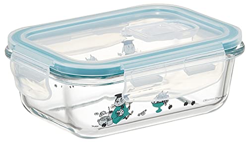 スケーター(Skater) 保存容器 370ml S 耐熱ガラス製 オーブン 電子レンジ 食洗器対応 フタ弁付き 4点ロック ムーミン 送料無料