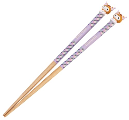 午/-/AND45-70312・Color:午・パッケージ個数:1・サイズ：21cm（マスコット部除く）・材質：天然木、マスコット：スチロール樹脂・原産国：中国かわいいマスコット付きのお箸。 先端にはすべり止め加工が施されています。 ※食洗機・乾燥機は使用しないでください。