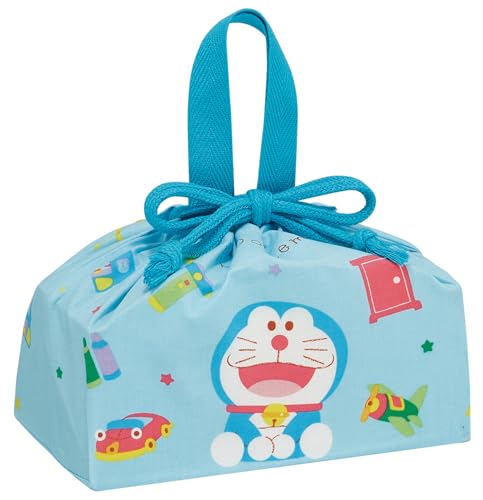 スケーター(Skater) お弁当袋 子供用 巾着 ランチバッグ 日本製 サンリオ I'm Doraemon ドラえもん ギンガム KB 送料無料(3.0)