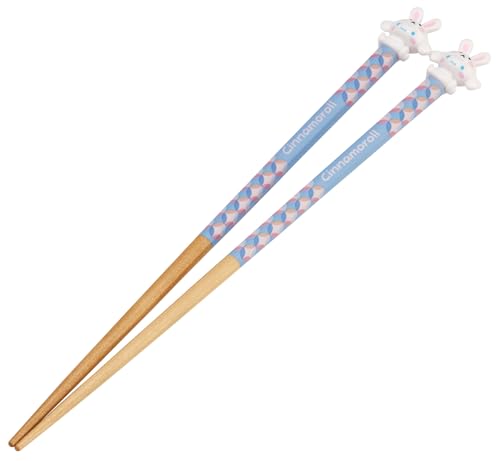 スケーター(Skater) 塗箸 21cm マスコット付 サンリオ シナモロール 卯 AND45-A 送料無料