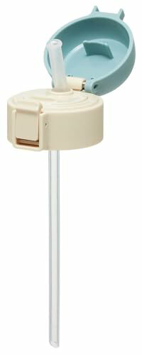 スケーター(Skater) STOT3ST用 キャップユニット ワンタッチストロー ステンレスボトル用 パーツ部品 水色 パーツ 替え 送料無料