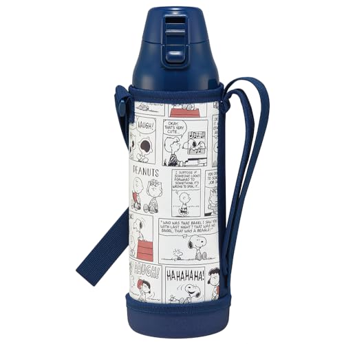 スケーター(Skater) スポーツボトル 直飲み 水筒 990ml ボトルカバー付き スヌーピー コミック KSDC10S-A 送料無料