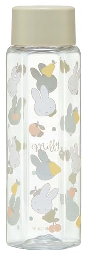 スケーター(Skater) 持ちやすい 六角形 水筒 プラスチック 250ml ブロー ボトル 大人 キッズ 子供 直飲み 透明 ミッフ 送料無料