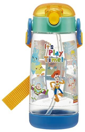 其它 - スケーター(Skater) 水筒 480ml ディズニー トイ・ストーリー 23 クリアボトル ストロー付き 子供用 PDSH5-A 送料無料