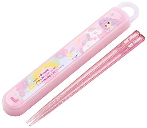 スケーター(Skater) 箸 箸箱 セット 子供用 お弁当 16.5cm 日本製 食洗機対応 スライド式 リカちゃん 23 女の子 A 送料無料