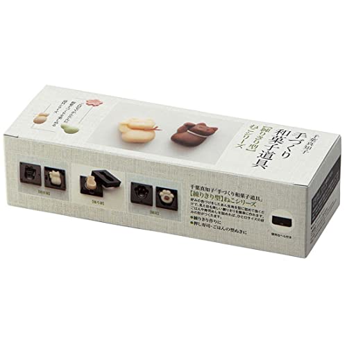 スケーター (skater) 千葉真知子 手づくり和菓子道具 練りきり型 へら付 猫 CWC3S 送料無料