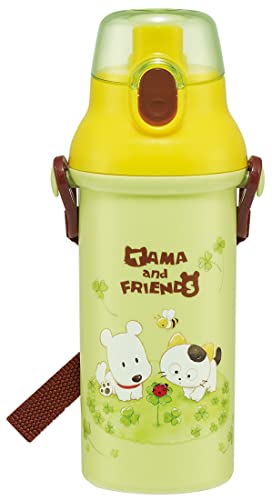 スケーター(Skater) 水筒 子供用 直飲み 480ml プラスチック ワンタッチ 食洗機対応 日本製 タマ&フレンズ 男の子 女の 送料無料