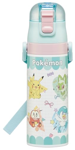 スケーター(Skater) 水筒 子供用 直飲み 470ml ポケモン ポッピングアップ 女の子 保冷専用 ステンレス 軽量タイプ wa 送料無料