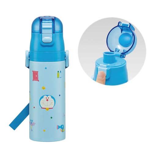 スケーター(Skater) 水筒 子供用 直飲み 470ml サンリオ I'm Doraemon ドラえん ギンガム 男の子 女の子 保 送料無料