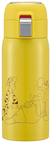 スケーター(Skater) ストロー マグボトル 350ml 保冷専用 ステンレス 水筒 ディズニー くまのプーさん リラックス ワンタ 送料無料