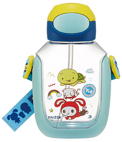 Rakuten - スケーター (skater) 水筒 ストロー付き 530ml まいぜんシスターズ ストロー水筒 ワンプッシュ 子供用 女の子 PDSH6 送料無料