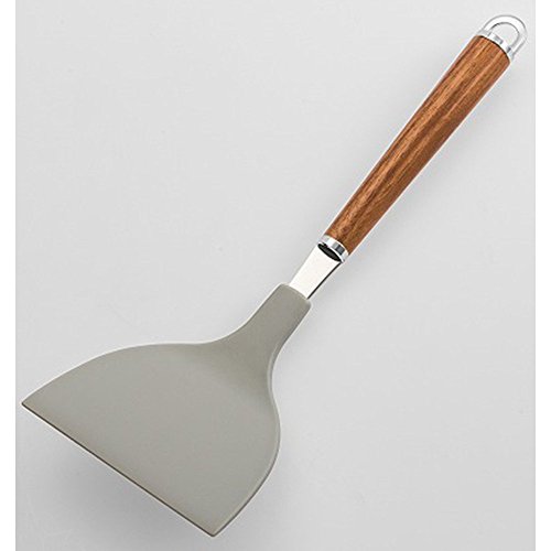 サンクラフト ヘラ お好み返し 起し返し ターナー 日本製 ナイロン ウッディタイム 天然木柄 ウォールナット WT-12 ブラウン 送料無料