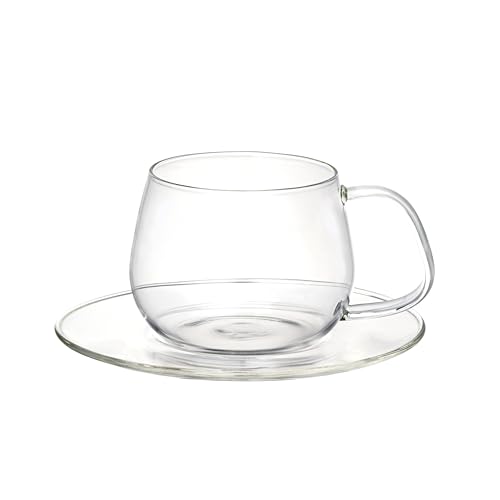 KINTO(キントー) UNITEA カップ&ソーサー 350ml ガラス 8331 送料無料