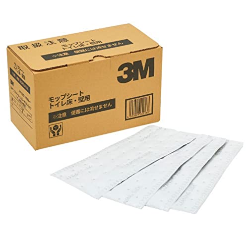 スリーエム(3M) ウエット ディスポーザブル モップ トイレ掃除 床 壁用 115 mm x 250 mm 30 枚入り 送..