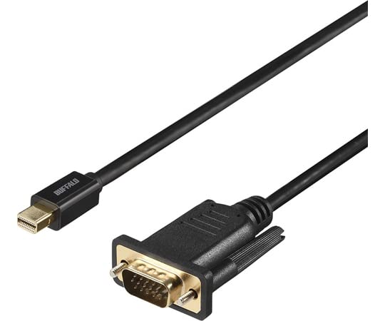 BUFFALO miniDP−VGA 変換ケーブル 3m ブラック BMDPVG30BK 送料無料