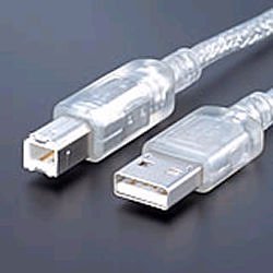 -/-/USBC2-5SK・パッケージ個数:1より Hi-SPEED(480Mbps)規格の高速転送に対応したUSB2.0ケーブル 480Mbpsの高速データ通信に対応。パソコン本体とUSB仕様の周辺機器等を接続するUSBケーブル。 信号劣...