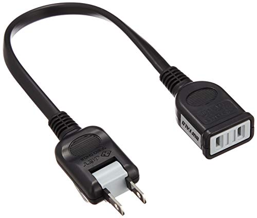 バッファロー BUFFALO 電源延長ケーブル 2本セット ブラック BSTAPEX02BKX2 送料無料