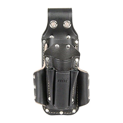 SK11(エスケー11) ハードブラックレザー 革製ツールケース 7丁差し SHBL-3 ブラック 送料無料(4.0)