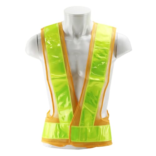 SK11 反射ベスト 黄メッシュ 反射材 黄色 SK-B-Y-ViY 送料無料