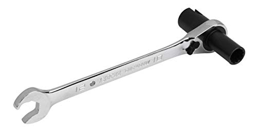 SK11(エスケー11) DEVICE 多機能レンチ 吊りバンドラチェットレンチ DVC-401W 72山ギア ソケット10×13mm 送料無料