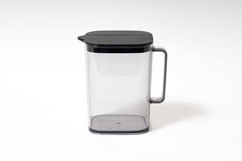 アスベル 麦茶ポット 棚置き ワンプッシュ ビオSP-121 1.2L 黒 お洒落 送料無料