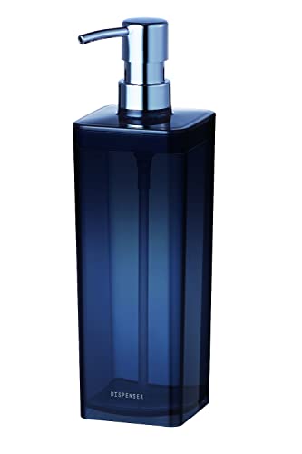 アスベル ディスペンサー N800 シャンプー トリートメント ポンプ式ボトル ダークネイビー 送料無料