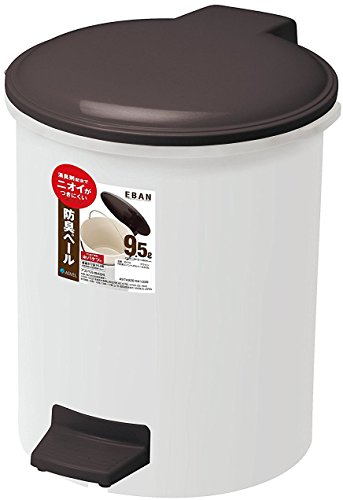 アスベル フタ付きゴミ箱 オムツ・ペットシーツ 9.5L ペダルペール 中バケツ付 R防臭エバン 6410 送料..