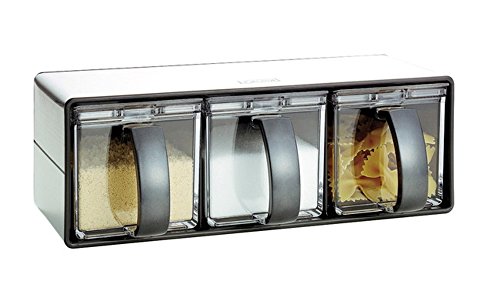 アスベル 調味料入れ 「Nフォルマ」 ステンレス3 1121 シルバー 3個 送料無料